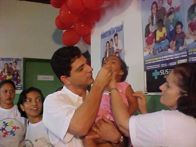 Campanha de Vacinação contra Poliomielite será aberta amanhã