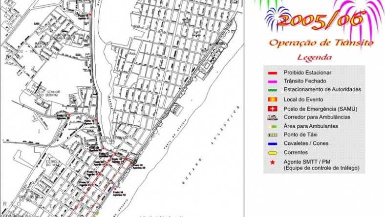 Trânsito e transporte terão esquema especial no reveillon da Prefeitura de Aracaju