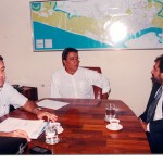 Déda envia ofício ao presidente FHC pedindo uma solução para os trabalhadores do porto - fotos: Wellington Barreto  Agência Aracaju de Notícias