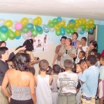 Abrigo Caçula Barreto comemora aniversário coletivo de crianças - Fotos: Wellington Barreto (Agência Aracaju de Notícas)
