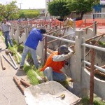 Obra de proteção em canal está quase concluída  - Agência Aracaju de Notícias  foto: Wellington Barreto