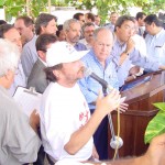 Moradores agradecem obras para a Coroa do Meio  - Agência Aracaju de Notícias  foto: Abmael Eduardo