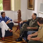 Déda recebe visita do comandante da 6ª Região Militar  - Agência Aracaju de Notícias  Foto: Wellington Barreto