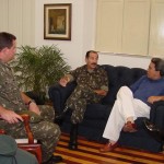 Déda recebe visita do comandante da 6ª Região Militar  - Agência Aracaju de Notícias  Foto: Wellington Barreto