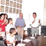 Crianças fazem reunião no gabinete do prefeito  - Agência Aracaju de Notícias  foto:Wellington Barreto  .