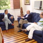 Prefeito recebe presidente do Instituto Brasileiro de Estudos LatinoAmericanos  - Agência Aracaju de Notícias  fotos: Abmael Eduardo