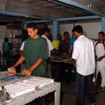 Jovens assistidos pela prefeitura concluem curso de serigrafia - Agência Aracaju de Notícias  fotos: Abmael Eudardo