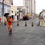 Principais ruas do centro recebem recapeamento asfáltico  - Agência Aracaju de Notícias  fotos: Abmael Eduardo
