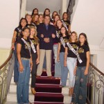 Candidatas ao Miss Sergipe visitam o prefeito de Aracaju - Agência Aracaju de Notícias