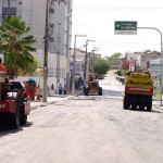 Asfalto da rua Itaporanga está sendo recuperado pela Prefeitura - Agência Aracaju de Notícias  fotos: Wellington Barreto