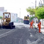 Obra de recapeamento da rua Maruim continua em ritmo acelerado - Agência Aracaju de Notícias  fotos: Wellington Barreto