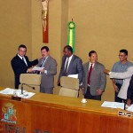 Secretário e sindicalistas entregam plano de Previdência na Câmara   - Agência Aracaju de Notícias  fotos: Wellington Barreto