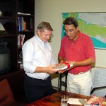 Prefeito recebe visita do presidente do Grupo Bompreço - Agência Aracaju de Notícias  fotos: Abmael Eduardo