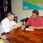 Prefeito recebe visita do presidente do Grupo Bompreço - Agência Aracaju de Notícias  fotos: Abmael Eduardo