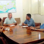 Prefeito em exercício recebe a visita de Renato Brandão - Agência Aracaju de Notícias  fotos: Wellington Barreto