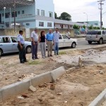 Prefeito em exercício confere o andamento de várias obras em Aracaju - Agência Aracaju de Notícias  fotos: Abmael Eduardo