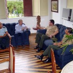 Comandantes do Exército visitam prefeito de Aracaju em exercício - Agência Aracaju de Notícias  fotos: Abmael Eduardo