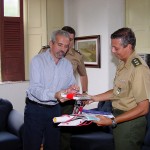 Comandantes do Exército visitam prefeito de Aracaju em exercício - Agência Aracaju de Notícias  fotos: Abmael Eduardo
