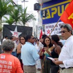 Ato em favor da paz acontece neste momento em Aracaju - Agência Aracaju de Notícias  fotos: Wellington Barreto