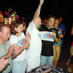 Prefeito abre oficialmente o Carnaju 2002  - Agência Aracaju de Notícias  fotos: Márcio Dantas e Abmael Eduardo