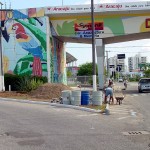 Parceria muda visual de viaduto da Hermes Fontes - Agência Aracaju de Notícias  fotos: Abmael Eduardo