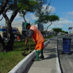 Canteiros do Centro de Aracaju passam por tratamento - Agência Aracaju de Notícias  fotos: Márcio Dantas