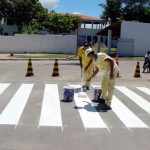 Prefeitura continua sinalizando principais ruas de Aracaju - Agência Aracaju de Notícias  fotos: Lindivaldo Ribeiro
