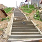 Construção de escadaria melhora qualidade de vida dos moradores do Cidade Nova  - Agência Aracaju de Notícias  fotos: Wellington Barreto