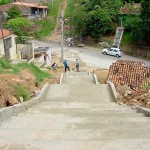 Construção de escadaria melhora qualidade de vida dos moradores do Cidade Nova  - Agência Aracaju de Notícias  fotos: Wellington Barreto