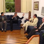 Prefeito recebe visita do cônsul geral da França - Fotos: Abmael Eduardo  Agência Aracaju de Notícias