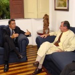 Prefeito recebe visita do cônsul geral da França - Fotos: Abmael Eduardo  Agência Aracaju de Notícias