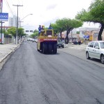 Avenida Hermes Fontes começa a ser recapeada - Fotos: Wellington Barreto  Agência Aracaju de Notícias