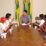 Secretário de Participação Popular recebe comissão de semteto na PMA - Fotos: Abmael Eduardo  Agência Aracaju de Notícias