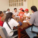 Secretário de Participação Popular recebe comissão de semteto na PMA - Fotos: Abmael Eduardo  Agência Aracaju de Notícias