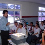 Superintendente da SMTT faz palestra para estudantes - Fotos: Lindivaldo Ribeiro  Agência Aracaju de Notícias