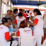 Comunidade do Santa Maria participa ativamente das ações de saúde - Fotos: Lindivaldo Ribeiro  Agência Aracaju de Notícias