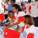 Comunidade do Santa Maria participa ativamente das ações de saúde - Fotos: Lindivaldo Ribeiro  Agência Aracaju de Notícias