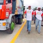Prefeito inaugura balança na entrada da lixeira do Santa Maria - Fotos: Márcio Dantas  Agência Aracaju de Notícias