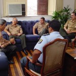 Prefeito recebe visita de representantes do Exército - Fotos: Márcio Dantas  Agência Aracaju de Notícias