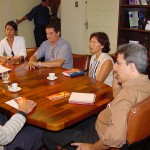 Representante do Unicef se reúne com o prefeito de Aracaju - Fotos: Márcio Dantas  Agência Aracaju de Notícias