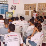 Comunidade do Santa Maria assiste palestra sobre Limpeza Urbana e Educação Ambiental   - Fotos: Wellington Barreto  Agência Aracaju de Notícias