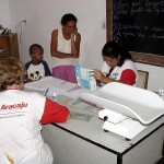 Crianças do Santa Maria recebem cuidados médicos durante Ação Integrada  - Foto: Márcio Dantas  Agência Aracaju de Notícias