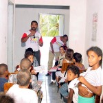 Informações sobre tuberculose e hanseníase são passadas à população do Santa Maria - Fotos: Wellington Barreto  Agência Aracaju de Notícias