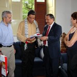 Prefeito recebe visita de embaixador da Palestina - Fotos: Márcio Dantas  Agência Aracaju de Notícias