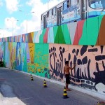 Parceria garante novo visual para o viaduto da Hermes Fontes   - Fotos: Wellington Barreto  Agência Aracaju de Notícias