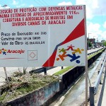 Canal do 18 do Forte recebe proteção metálica e cobertura de concreto - Fotos: Wellington Barreto  Agência Aracaju de Notícias