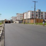 Principais avenidas do conjunto Augusto Franco estão sendo recapeadas - Fotos: Márcio Dantas  Agência Aracaju de Notícias