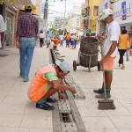 Calçadões do Centro comercial de Aracaju começam a ser recuperados - Fotos: Márcio Dantas  Agência Aracaju de Notícias