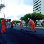 Prefeitura intensifica serviço de recapeamento da avenida Hermes Fontes - Fotos: Wellington Barreto  Agência Aracaju de Notícias