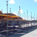 Estrutura do Forró Caju 2002 já começou a ser montada - Agência Aracaju de Notícias  fotos: Márcio Dantas